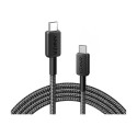 Kabel Anker 322 USB-C/USB-C 60W 1,8 m - černý