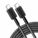 Kabel Anker 322 USB-C/USB-C 60W 1,8 m - černý