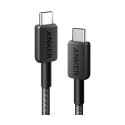 Kabel Anker 322 USB-C/USB-C 60W 1,8 m - černý