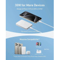 Anker MagGo 10000mAh 30W powerbanka Qi2 bezdrátově - bílá
