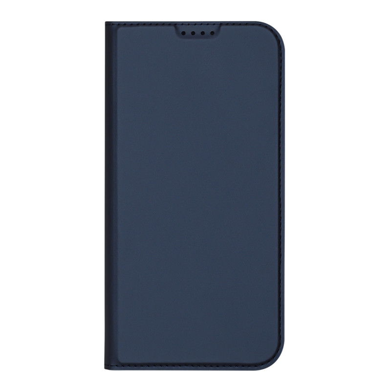 Pouzdro Dux Ducis Skin Pro pro iPhone 16 s flipovým krytem a slotem na kartu - modré