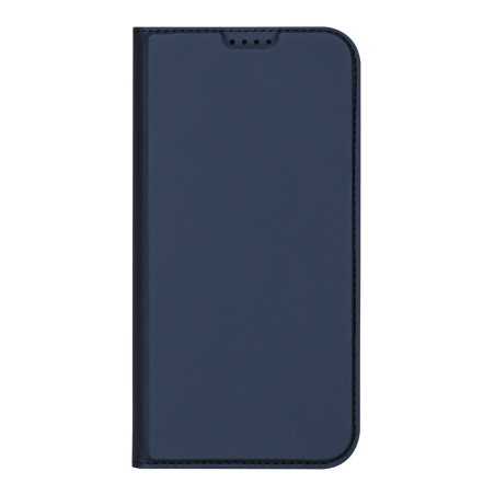 Pouzdro Dux Ducis Skin Pro pro iPhone 16 s flipovým krytem a slotem na kartu - modré