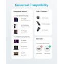 Kabel Anker 322 USB-C/USB-C 0,9m 40W černý
