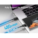 Kabel Anker 322 USB-C/USB-C 0,9m 40W černý
