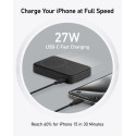 Powerbanka Anker 633 MagGo 10 000 mAh 27W Qi2 - černá