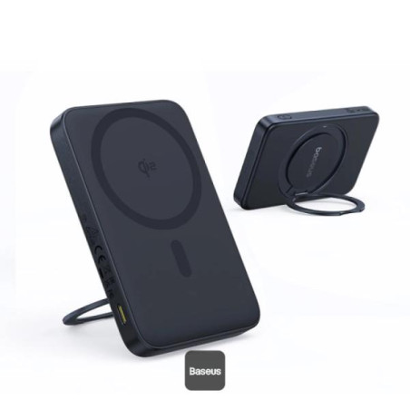 Bezdrátová powerbanka Baseus PicoGo Qi2 5000mAh 20W - černá