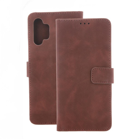 Pouzdro CPA Smart Velvet pro Redmi Note 14 Pro - hnědé