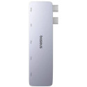 Baseus ULTRA JOY 100W 5v1 dokovací stanice pro notebook - šedá