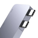 Baseus ULTRA JOY 100W 5v1 dokovací stanice pro notebook - šedá