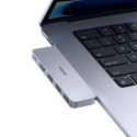 Baseus ULTRA JOY 100W 5v1 dokovací stanice pro notebook - šedá