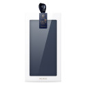Pouzdro Dux Ducis Skin Pro pro iPhone 16 s flipovým krytem a slotem na kartu - modré