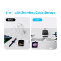Nabíječka do sítě Anker 112W 3xUSB-C, 3xUSB – černá