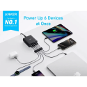 Nabíječka do sítě Anker 112W 3xUSB-C, 3xUSB – černá