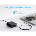 Nabíječka do sítě Anker 112W 3xUSB-C, 3xUSB – černá