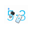 soundcore K20i Bluetooth sluchátka pro telefon – modrá