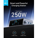 Nabíječka Anker PRIME 250W 6portová pro MacBook – stříbrná