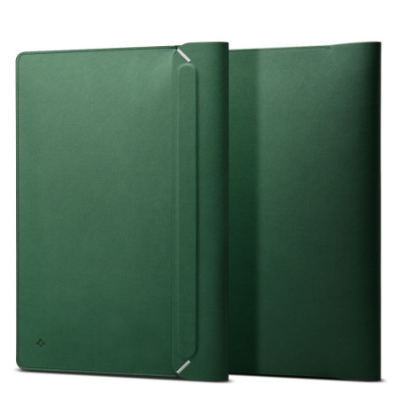 Pouzdro na notebook Spigen Valentinus pro 15-16'' notebook - zelené