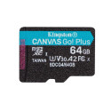 Kingston Canvas Go Plus Gen4 64GB microSDXC - s adaptérem