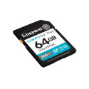 Kingston SDXC Canvas Go Plus Gen4 64GB karta