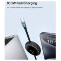Kabel Baseus Free2Pull USB-C/USB-C 100W až 2m černý