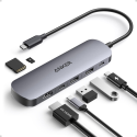 Dokovací stanice Anker 7v1 NANO 100W pro MacBook - šedá