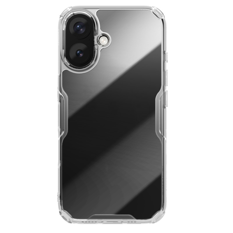Pouzdro Nillkin Nature Pro pro iPhone 16 - průhledné bílé