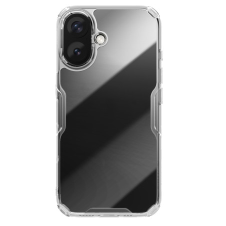 Pouzdro Nillkin Nature Pro pro iPhone 16 - průhledné bílé