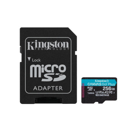 Paměťová karta Kingston 256GB CANVAS GO PLUS Gen4 microSDXC
