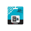 Kingston CANVAS GO PLUS 512GB microSDXC A2 U3 V30 s adaptérem
