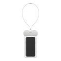 BASEUS ACFSD-D02 Vodotěsné IPX8 pouzdro pro mobilní telefon až 7,2", šedé