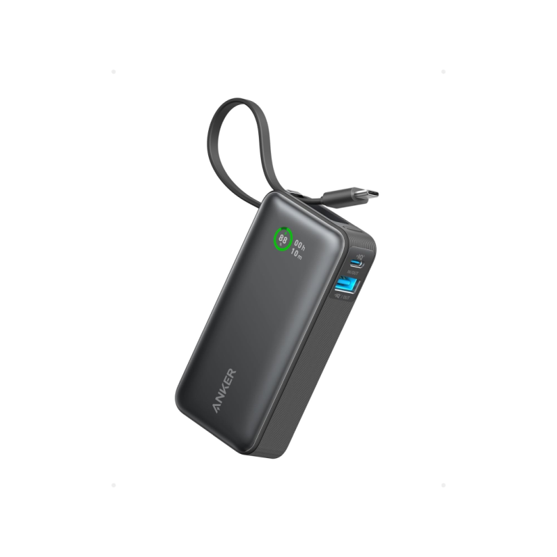Powerbanka Anker 545 10000mAh 30W s kabelem USB-C pro telefony - černá
