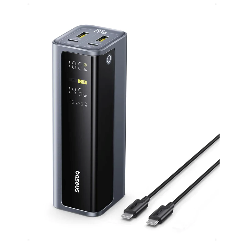 Powerbanka Baseus ENERGEK GP12 20800mAh 145W pro zařízení - černá