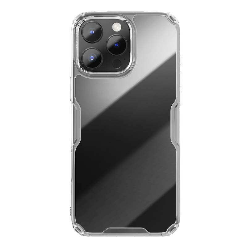 Pouzdro Nillkin Nature Pro pro iPhone 16 Pro - průhledné bílé