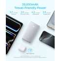 Powerbanka Anker Zolo 20000mAh 22,5W USB-C - bílá