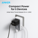 Nabíječka Anker NANO 20W pro více zařízení - bílá