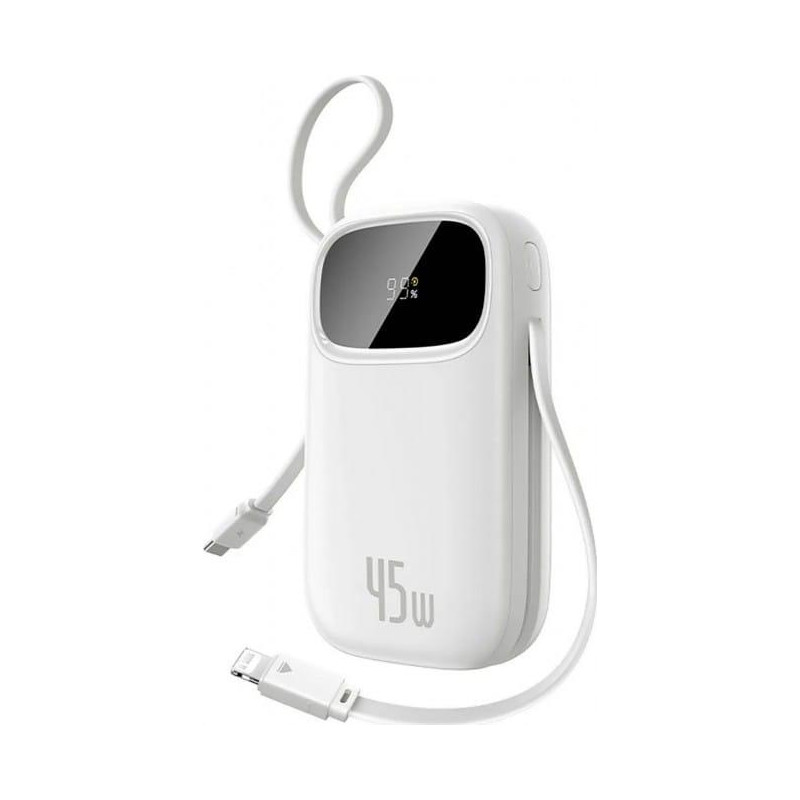 Powerbanka Baseus EnerFill FC31 Qpow 3 20000mAh, 45W pro telefony - bílá