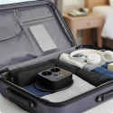 Nabíjecí stanice Huslog 15W – 2× zásuvka, USB – černá