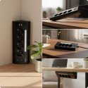 Nabíjecí stanice Huslog 15W (4× Schuko) - černá