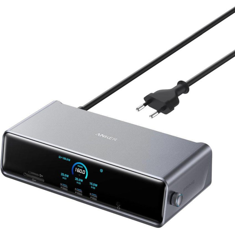 Dokovací stanice Anker NANO 140W 14v1 pro notebooky - šedá