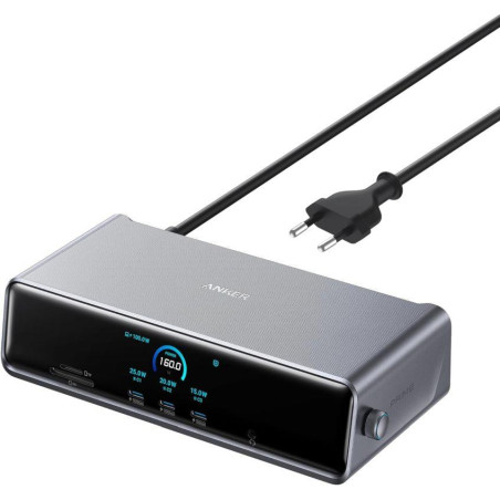 Anker NANO 140W 14v1 dokovací stanice pro notebooky - šedá