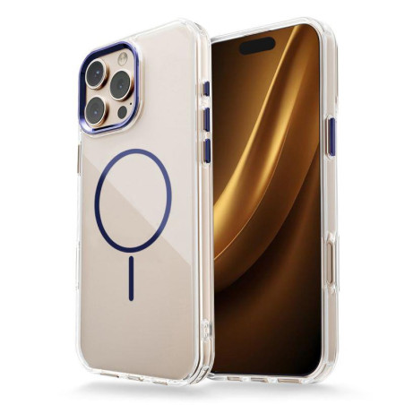 Kryt Clear Thin Mag pro iPhone 17 Pro 6,3" modrý