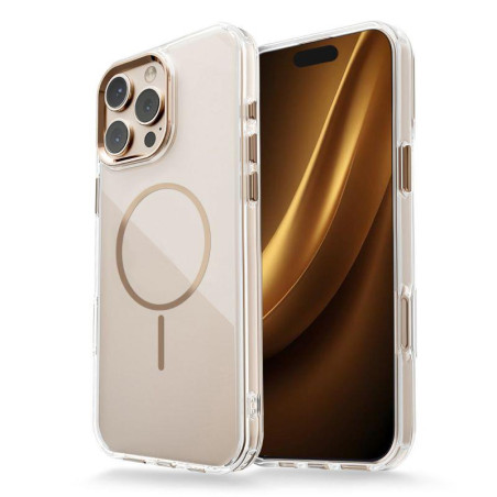 Kryt Clear Thin Mag iPhone 17 Pro Max - zlatý
