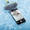 BASEUS ACFSD-D02 Vodotěsné IPX8 pouzdro pro mobilní telefon až 7,2", šedé