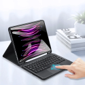 Pouzdro s klávesnicí Dux Ducis (řada TK) s Bluetooth klávesnicí pro iPad Air 6 / 5 / 4 / iPad Pro 11“ 2020-2022 - černé