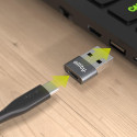 Nabíječka Allity ABA-101 USB-C/USB šedý