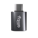 Adaptér Allity ABA-102 USB 3.0/USB-C – šedý