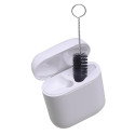 AG PREMIUM APBRCL Čistící kartáček na sluchátka AirPods, černý