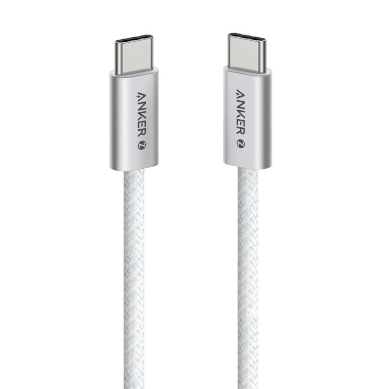 Kabel Anker Zolo USB-C/USB-C 1m 240W pro nabíjení zařízení - bílý