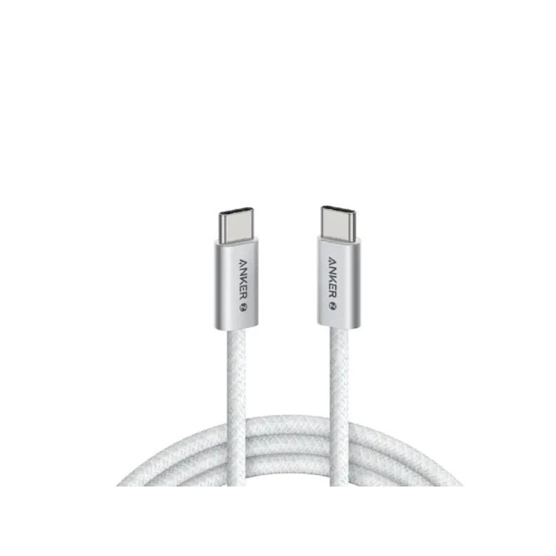 Kabel Anker Zolo USB-C/USB-C 1,8m 240W pro nabíjecí zařízení - bílý