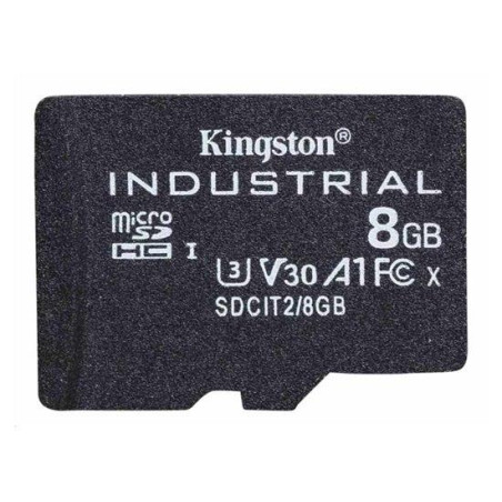 Kingston 8GB microSDHC Industrial 100MB/s A1 C10